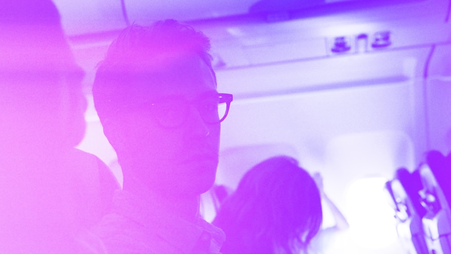 New Directional Speaker Technology Targets Sound to One Listener: What Buyers Should Know 1 airplane cabin passenger with headphones