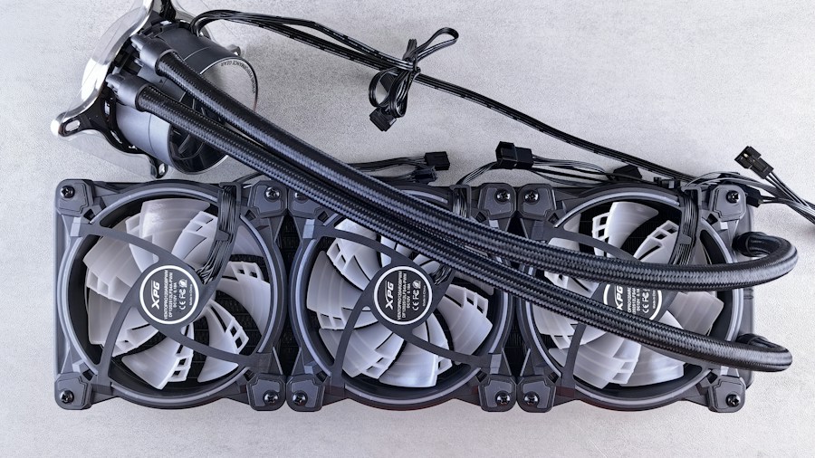 all-in-one liquid cooler mounted