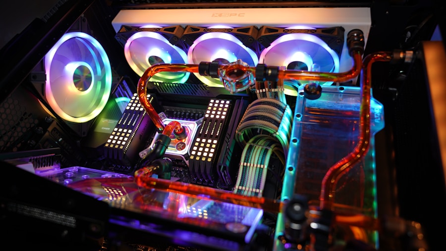 computer fan airflow system