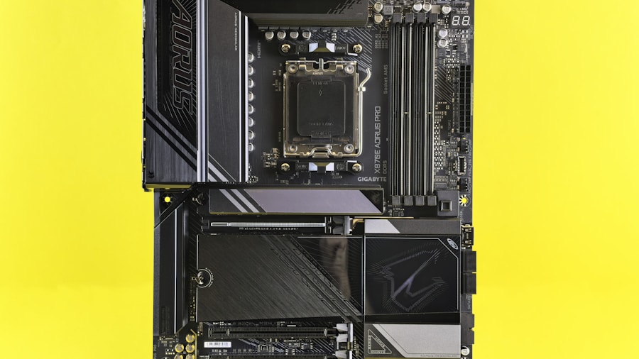 Colorful Launches High End Motherboard with Built In Display for Overclockers 1 computer hardware motherboard close up
