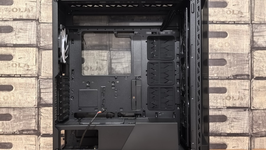 computer tower interior hardware