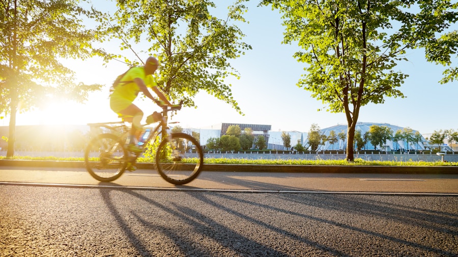 Shokz OpenRun Air 2 Released: What Buyers Need to Know About This New Headset 1 cyclist riding on sunny path