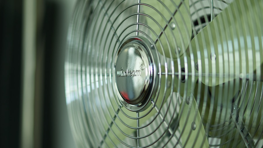 metal fan blade construction detail