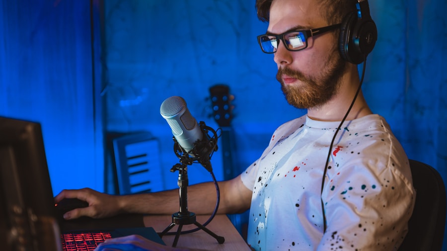 Sony Pulse Elevate Speakers Launch November 2024: What Gamers Need to Know 1 person using microphone gaming headset