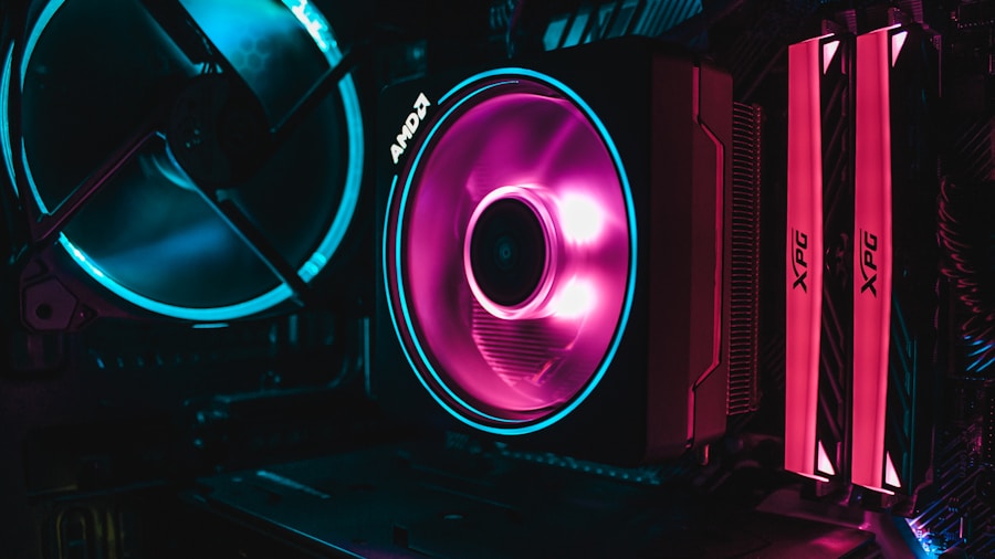 rgb cooling fan lighting