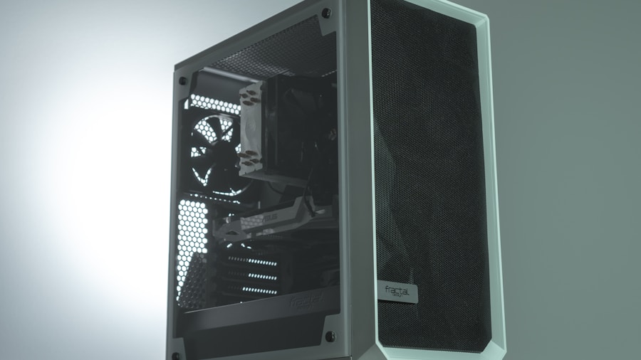 RGB lighting computer case