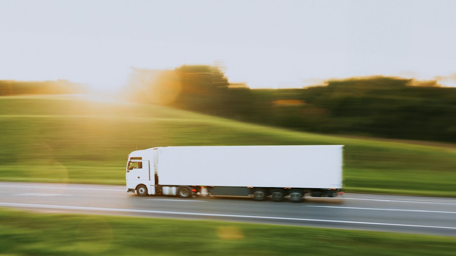 semi truck logistics security