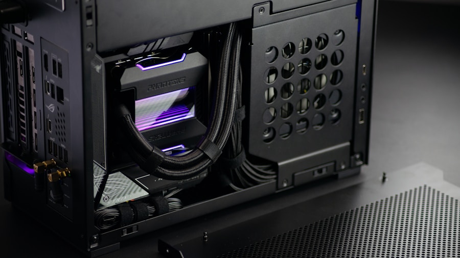 small form factor case interior